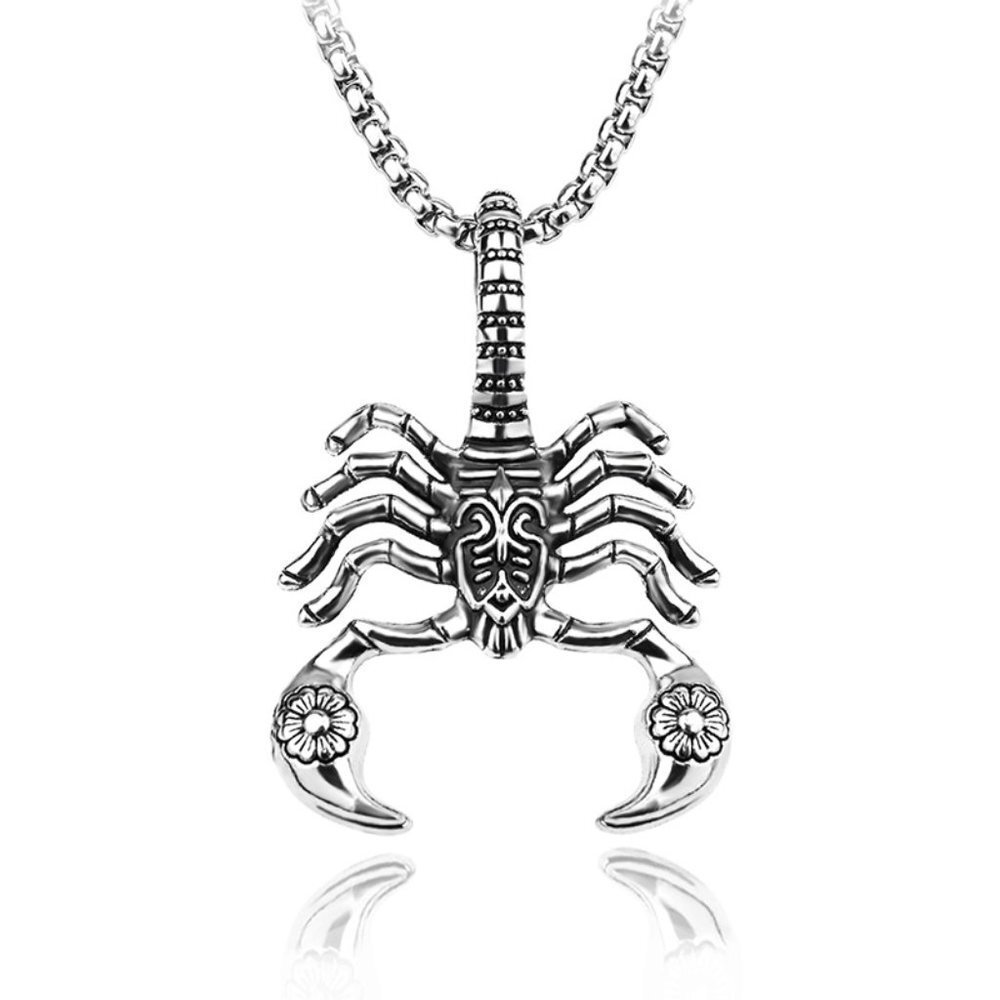 ❤️Scorpion King clavicle pendant necklace for women/men, N90201P214